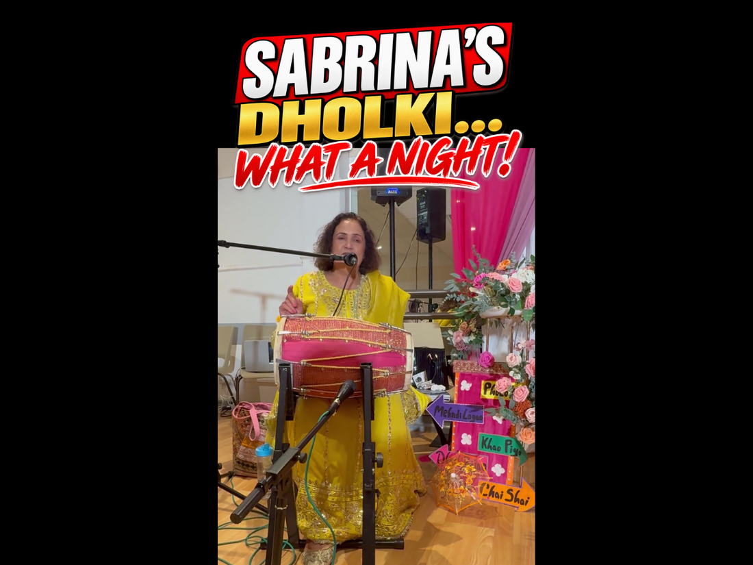 🥁 Sabrina’s Dholki… What a Night! ❤️🎤