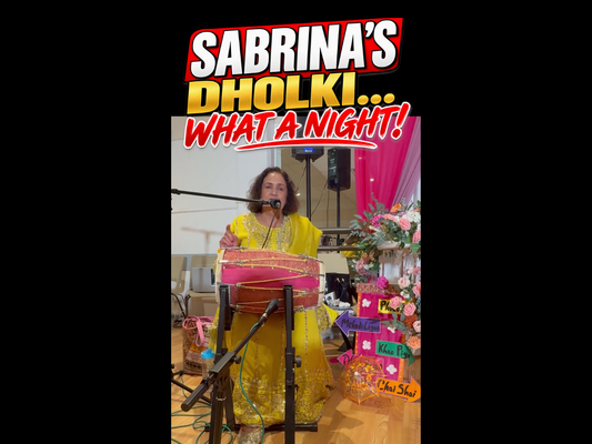 🥁 Sabrina’s Dholki… What a Night! ❤️🎤