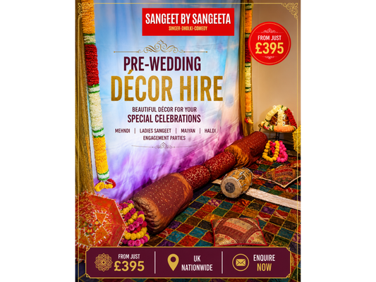 Transform Your Pre-Wedding Celebration with Beautiful Décor Hire from £395