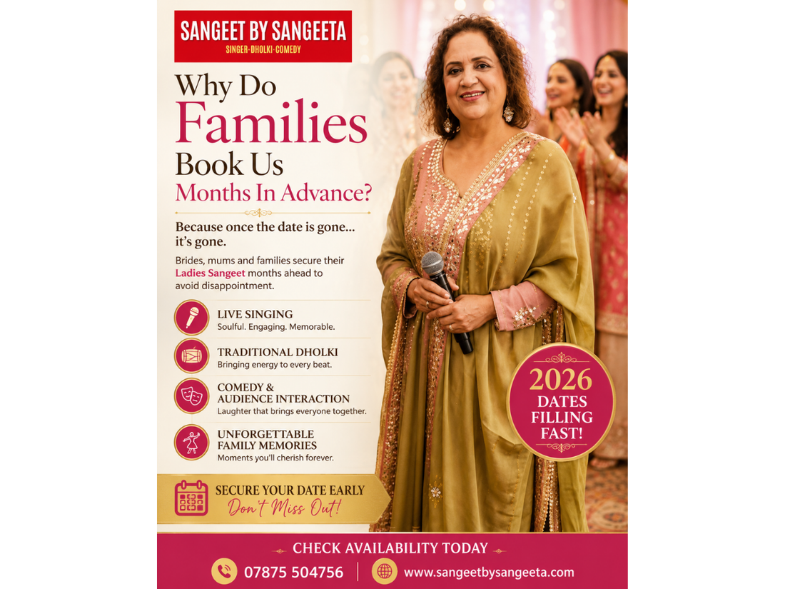 Why Families Book Sangeet by Sangeeta Months In Advance