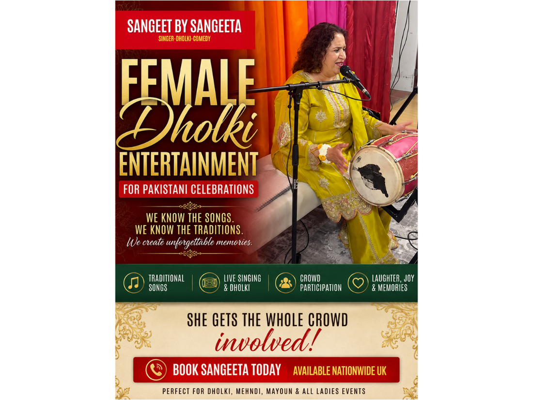 Female Dholki Entertainment for Pakistani Weddings &amp; Celebrations