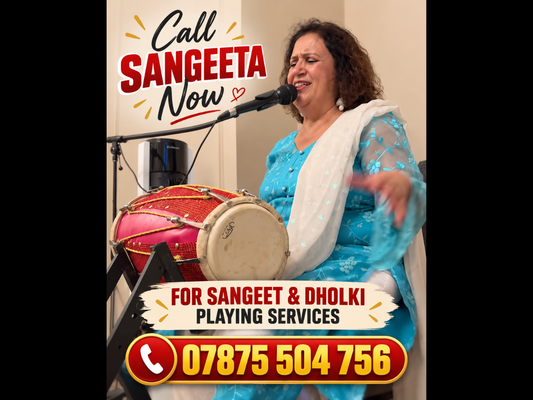 🥁🎤 Looking for a Female Dholki Player and Sangeet Singer? Call Sangeeta!