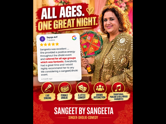 ⭐⭐⭐⭐⭐ All Ages. One Great Night – Another Wonderful Dholki Review! 🥁❤️