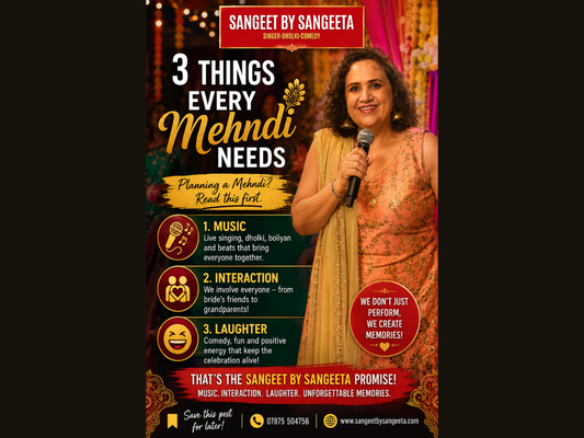 3 Things Every Mehndi Needs For An Unforgettable Celebration