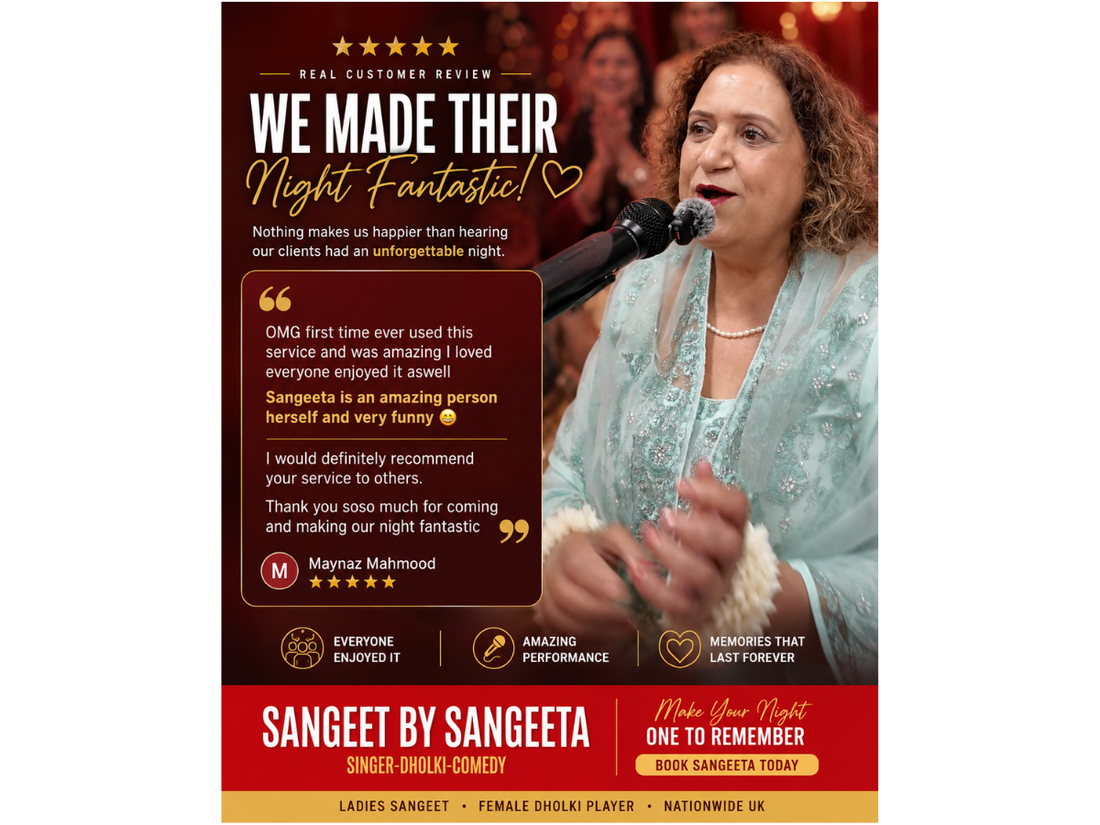 Why Our Customers Love Their Sangeet Nights with Sangeeta