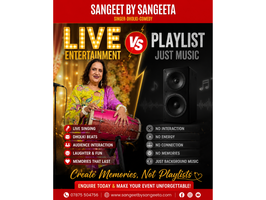 Why Live Entertainment Beats a Playlist at Every Ladies Sangeet