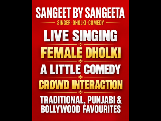 🎤 Sangeet By Sangeeta – More Than Just a Singer, It’s the Complete Sangeet Experience! 🥁❤️