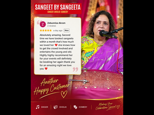 Booked Twice in One Month – Why Families Love Sangeet By Sangeeta