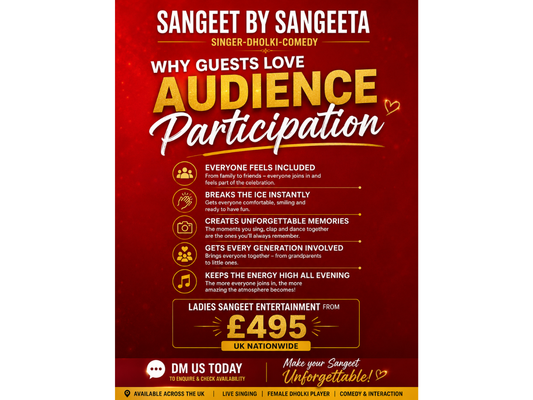 Why Audience Participation Makes Every Ladies Sangeet Unforgettable