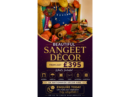 Wait… ALL This Sangeet Décor From Just £395?!