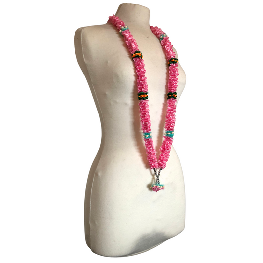 Milni Haar MH026 - Artificial Satin Ribbon Flower Neck Garland (60cm) | Indian & Pakistani Wedding Ceremony