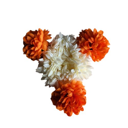 Gajra Hair Accessory – Orange – Bridal Juda & Wrist Flower