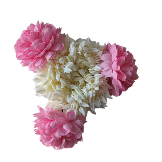 Gajra Hair Accessory – Pink – Bridal Juda & Wrist Flower